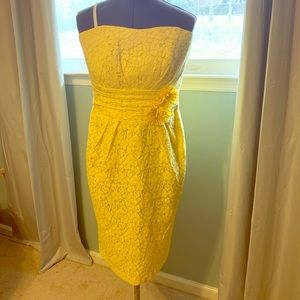 David’s Bridal strapless dress- women’s size 8